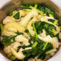 chappi2018's cooksnap of when they made 小松菜と油揚げの煮浸し.