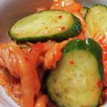 リンリン☆☆☆'s cooksnap of when they made 市販のキムチでオイキムチ＆カクテキ.