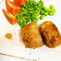 maasakob's cooksnap of when they made かば焼きダレで味付け！れんこんの豚肉巻き.