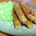 ちーまぐ's cooksnap of when they made ちくわのタルタル肉巻き.