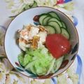 mmameco's cooksnap of when they made いか天ポテトサラダ.