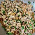 yu🐓's cooksnap of when they made ニラたくさんキムチそぼろ丼.
