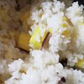 ameうめ's cooksnap of when they made 簡単☆さつまいもご飯.