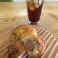 塩豆大福1号's cooksnap of when they made 自家製酵母でソーセージベーグル.