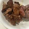 おにぎりちゃんママ's cooksnap of when they made 味付けは塩麹だけ！鶏レバー★旨々塩麹焼き.
