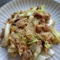 TYSK's cooksnap of when they made 牛肉とキャベツの味噌ダレ炒め.