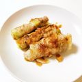 新潟市's cooksnap of when they made ★新潟食材★焼きナスと越後もち豚の豚巻き.