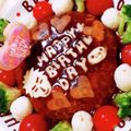 ❀まいねこ❀'s cooksnap of when they made ❤誕生日にケーキ風ハンバーグ❤.