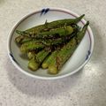 クック81NK9U☆'s cooksnap of when they made オクラと塩昆布.