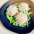 いなばっくす☆'s cooksnap of when they made 節約&簡単♪ふんわり花咲きカニ焼売.