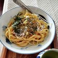 ドミンゲス's cooksnap of when they made ☆祝10❢釜揚げしらすとたらこスパ☆.