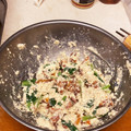ちゃとぷうさん's cooksnap of when they made 柿と小松菜の白和え.