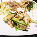 knkmym's cooksnap of when they made 簡単！鶏もも肉と小松菜のスタミナ炒め.