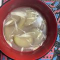 猫のミイヤ's cooksnap of when they made なすと汁を綺麗に☆なすと茗荷のお味噌汁☆.