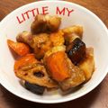 こつぶはゆっちー's cooksnap of when they made 豚バラ肉と秋の根菜～こってり甘辛揚げ.