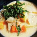 幸せまちこ's cooksnap of when they made 酒粕たっぷり豚汁～粕汁.