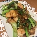 ∞まち∞'s cooksnap of when they made チンゲン菜とえび、春雨の中華炒め.