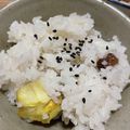 ぴけー's cooksnap of when they made 【農家のレシピ】栗ごはん.