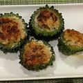 モモとまかないさん's cooksnap of when they made 簡単！夏メニュー！ゴーヤの肉詰め.