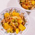 みぽぽ37's cooksnap of when they made 豚肉とじゃがいものコロコロキムチ炒め♪.