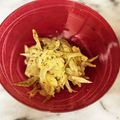 ナピト's cooksnap of when they made レンジでごぼうのカレーマヨサラダ.