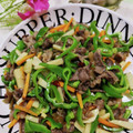 みっちゃん❇️68's cooksnap of when they made 牛肉とピーマンのチンジャオロース.