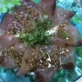ほもさぴくろまによん's cooksnap of when they made ブリのお刺身でカルパッチョ！.