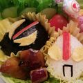 おにぎりくんのママ's cooksnap of when they made キャラ弁☆ウルトラマン ベリアル.