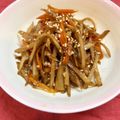 ♡Boo♡'s cooksnap of when they made にんにく風味の金平ごぼう(*´︶`*).
