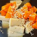 kisberry's cooksnap of when they made 茅乃舎だしで☆高野豆腐とオクラの含め煮.