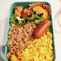 りこはるまこママ's cooksnap of when they made 電子レンジで☆お手軽そぼろご飯.