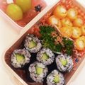ぐるぐるしろたん's cooksnap of when they made 子供お弁当♪ゆかりのり巻き♡きゅうりＩＮ.