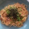 コハダちゃん's cooksnap of when they made 店開けるくらい美味い！簡単！納豆パスタ.