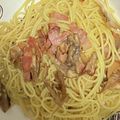 タムカナ's cooksnap of when they made きのことベーコンのバター醤油スパゲティ.
