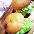 STimeBlues's cooksnap of when they made 簡単美味しいハムエッグバーガー.