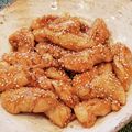 あーこ姐's cooksnap of when they made ささみの甘酢照り焼き。お酢で柔らか。.