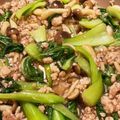 ★ひまわりん★'s cooksnap of when they made 青梗菜とひき肉のオイスター炒め.