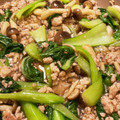 ★ひまわりん★'s cooksnap of when they made 青梗菜とひき肉のオイスター炒め.