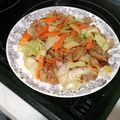 nana_tenjo's cooksnap of when they made 1/3日分野菜！キャベツと牛肉の中華炒め.