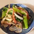クックZTL54V☆'s cooksnap of when they made カニカマと青梗菜のおひたし＊ごま油和え.