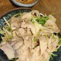 サナマナ's cooksnap of when they made ゆでしゃぶともやしと豆苗のサラダ　.