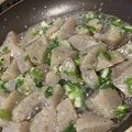 麻羽香's cooksnap of when they made こんにゃくのネギ塩炒め.