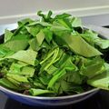 ｸﾏﾘｴ's cooksnap of when they made 空芯菜厚揚げポークオイスターソース炒め.