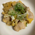 かんじきんぐ's cooksnap of when they made 鶏肉と白ネギの卵とじ.