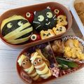 na_o♡'s cooksnap of when they made ハロウィン★ミイラ&黒猫♩遠足☆キャラ弁.