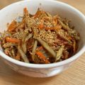 yakkun8888's cooksnap of when they made 蓮根と蒟蒻入りきんぴらごぼう.