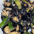 H♡S's cooksnap of when they made カリカリさくさく油揚げとひじきの和え物.