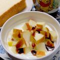 ☆あいちゃん's cooksnap of when they made 黒蜜りんごヨーグルト.