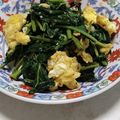 トキゴン's cooksnap of when they made 空芯菜と卵の炒めもの.