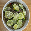 ぽにょりり 's cooksnap of when they made ５分で完成！冷たいすだちそば.